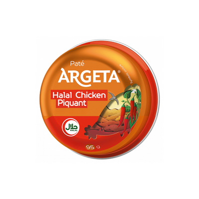 Argeta Chicken piquant pâté Halal | Kokošja pikant pašteta Halal 14x95g