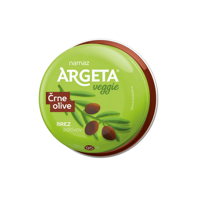 Argeta Veggie chickpea spread with black olives | Veggie namaz od leblebije sa crnim maslinama 95g