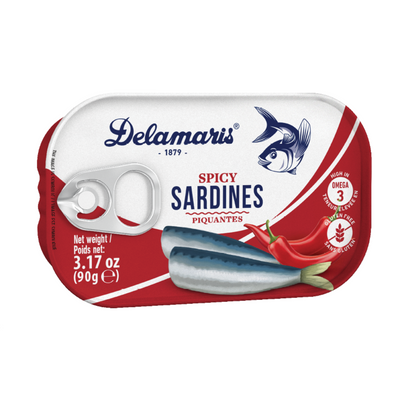 Delamaris Sardines spicy | Sardine pikant 90g