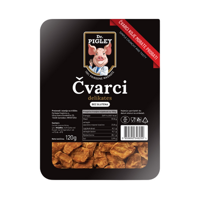 Dr. Pigley Pork greaves delicatesse | Čvarci delikates 120g