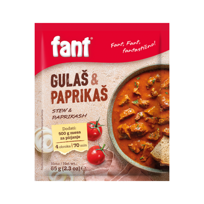 Fant Goulash & paprikash seasoning | Gulaš i paprikaš začin 65g