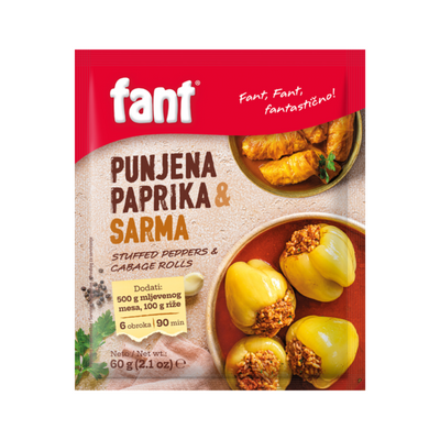 Fant Stuffed peppers & sarma seasoning | Punjena paprika & sarma začin 60g