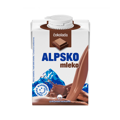 Ljubljanske Mlekarne Alpine chocolate milk | Čokoladno alpsko mleko 500ml