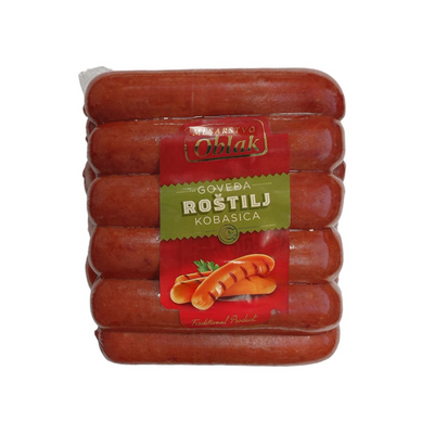 Oblak Beef sausage Halal | Goveđa roštilj kobasica Halal 1kg