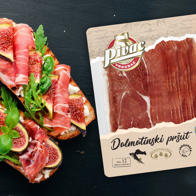 Pivac Dalmatian prosciutto sliced | Dalmatinski pršut rezani 100g