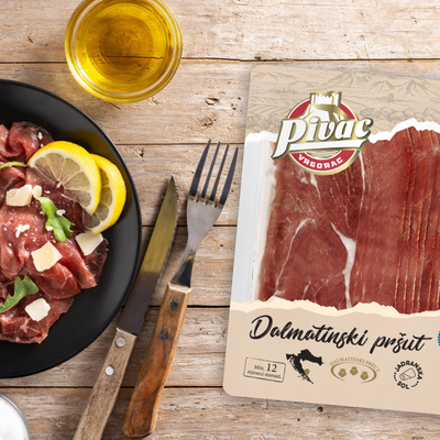 Pivac Dalmatian prosciutto sliced | Dalmatinski pršut rezani 100g