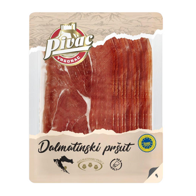 Pivac Dalmatian prosciutto sliced | Dalmatinski pršut rezani 100g