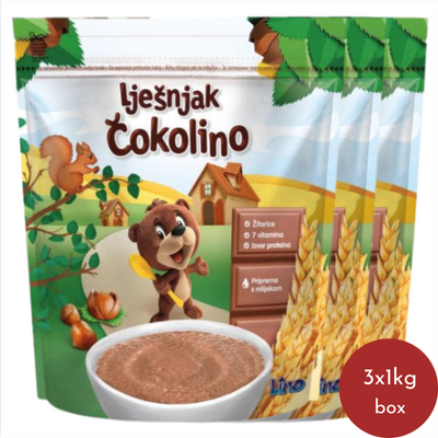 Podravka Hazelnut Čokolino | Lješnjak Čokolino 3x1kg