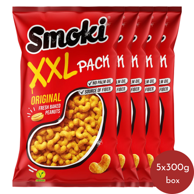 Štark Smoki puffed snack with peanuts | Smoki flips sa kikirikijem XXL 5x300g